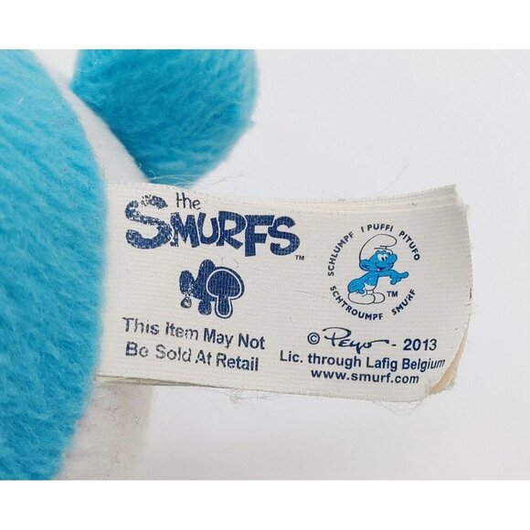 2 Smurfs Plush Smurfette & Happy Smurf Plush Stuffed Toys - Picture 10 of 11